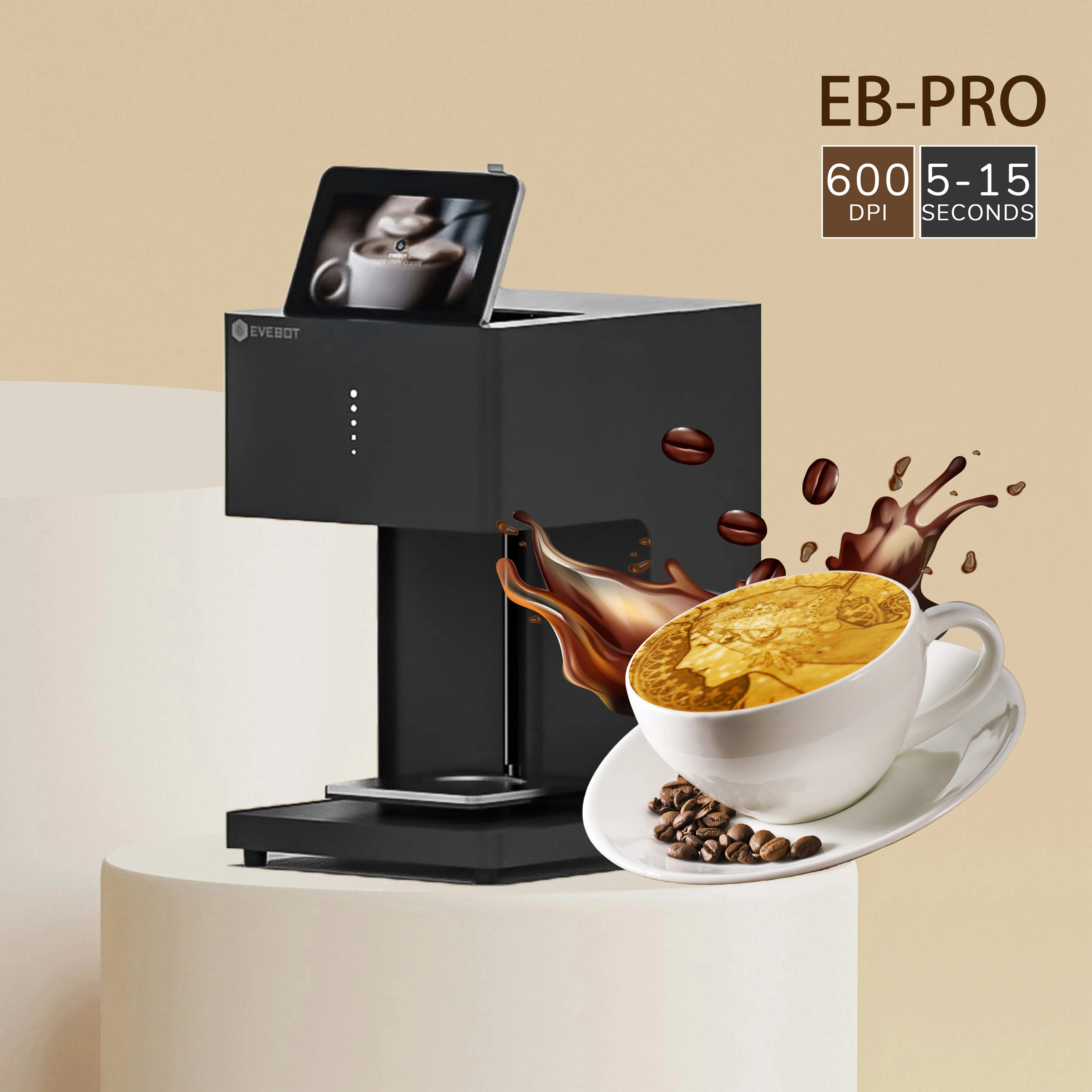 EVEBOT コーヒープリンターホワイトインク無し