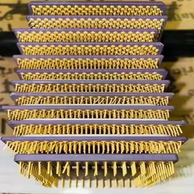 Ceramic CPU Scrap with Gold Pins - Intel Pentium Pro