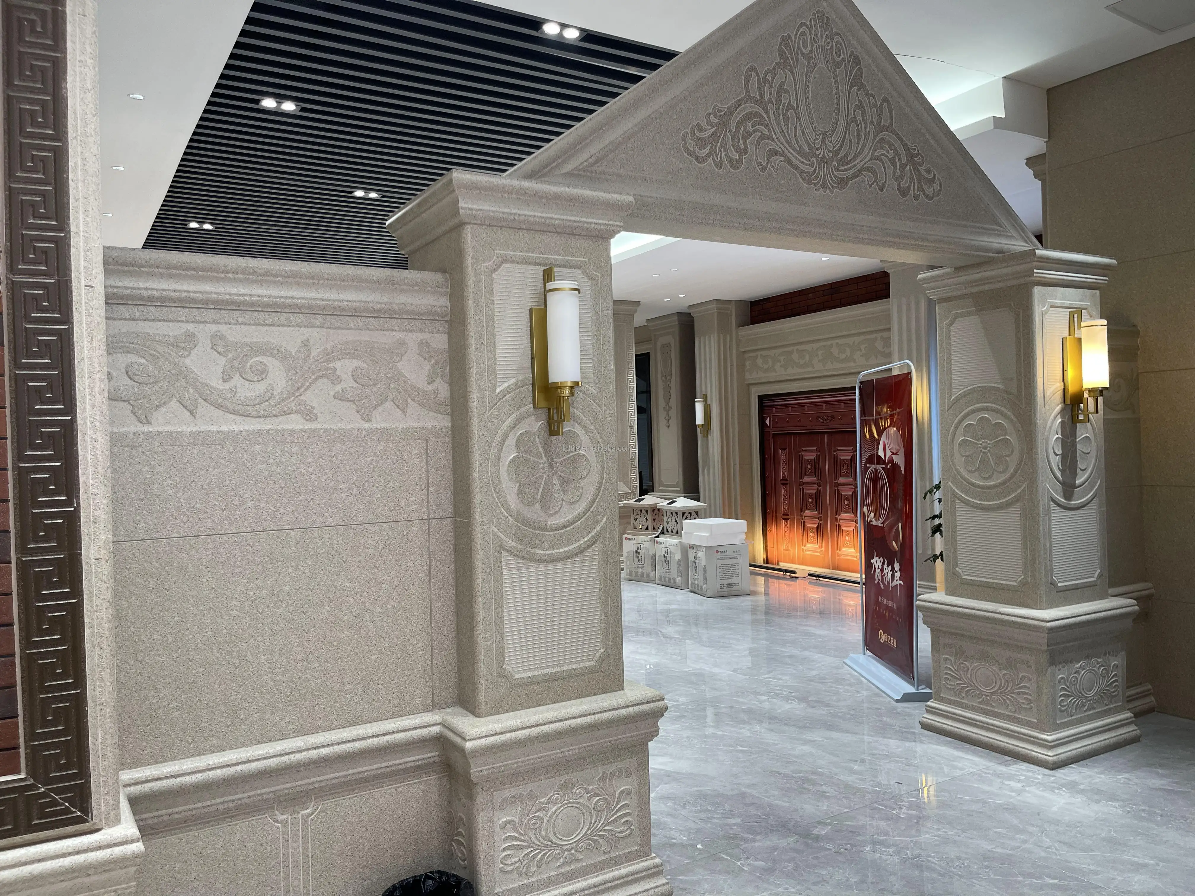 Wall Tiles Roman Column Wall Panel - New Design Decoration