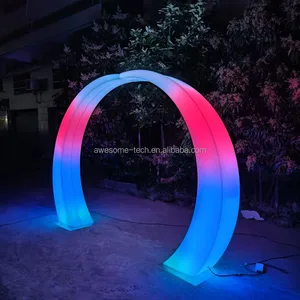 Waterproof RGB LED Arch Light Outdoor Rainbow Bridge Decoration for Garden&Party