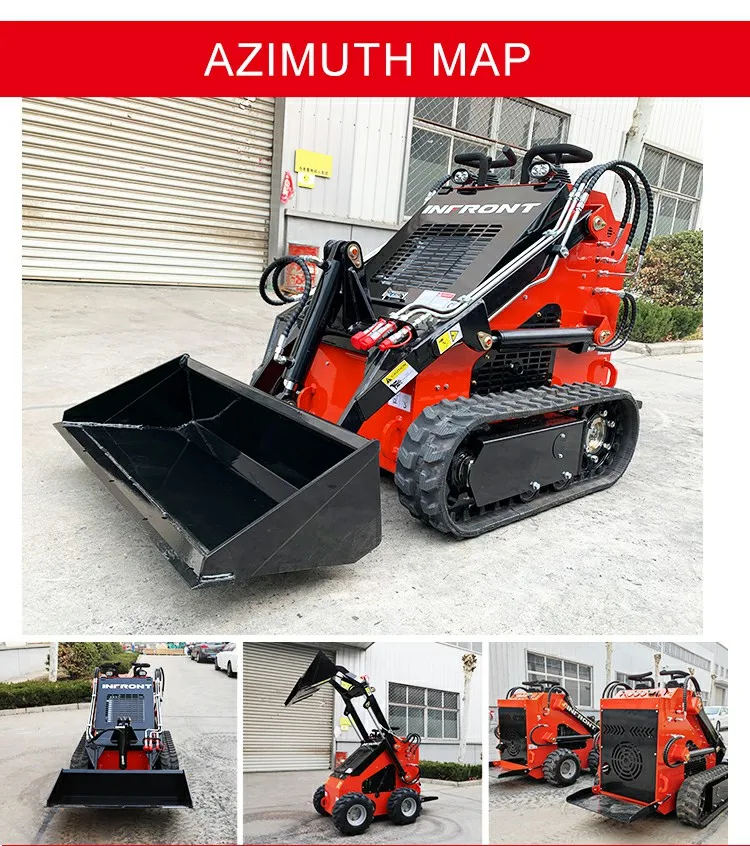Chinese Cheap Mini Skidsteer Loader Diesel Ce Euro5 Epa Engine Wheel