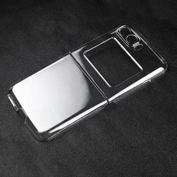 Full Cover Transparent clear PC Folding Phone case for Motorola RAZR 5G 2022 case