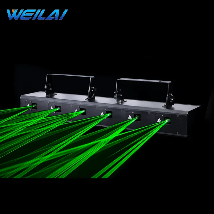 Full color animation laser light 6eye 2W rgb laser animation dmx laser lights for night club
