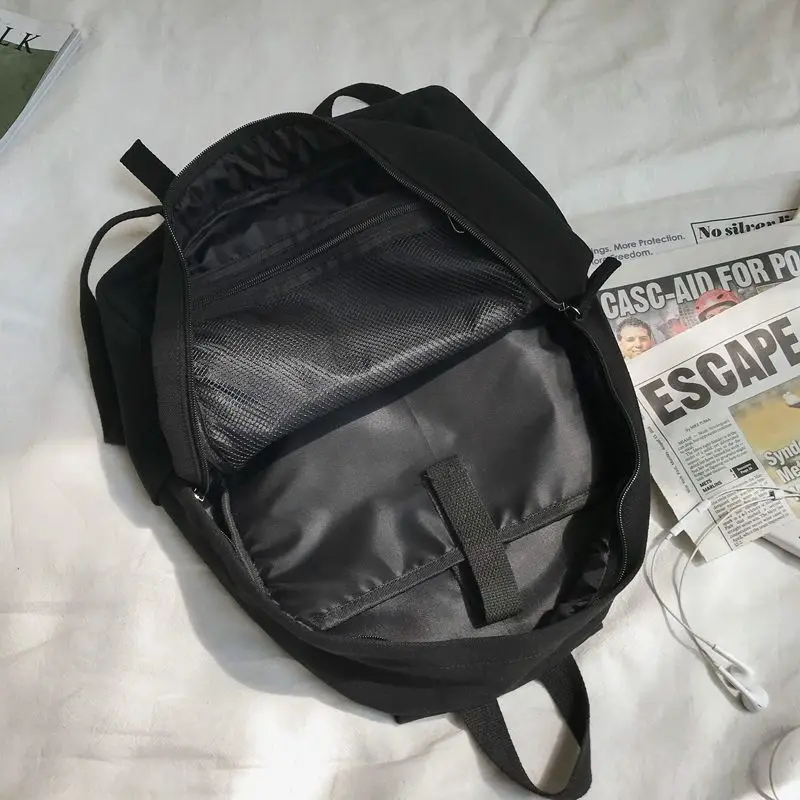 Модный трендовый рюкзак из полиэстера для отдыха на открытом воздухе, вместительная школьная сумка для мужчин и женщин, рюкзаки
