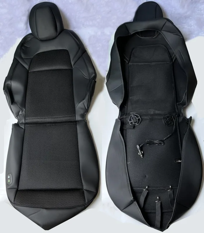 Дышащий вентиляционный чехол для автомобильного сиденья Летний прохладный протектор подушка Tesla модель 3/Y с вентилятором зарядным