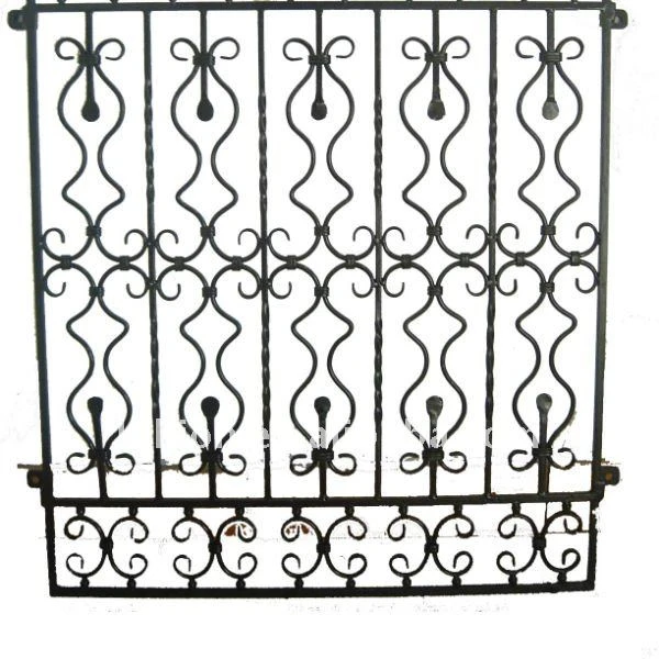 Forged Cast Wrought Iron Window Railing