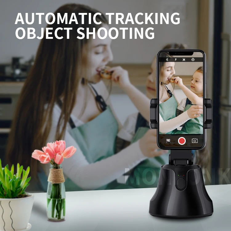 Apai Genie 360 Rotation Auto Face Object Tracking Selfie Stick Smart Shooting Camera Phone Holder
