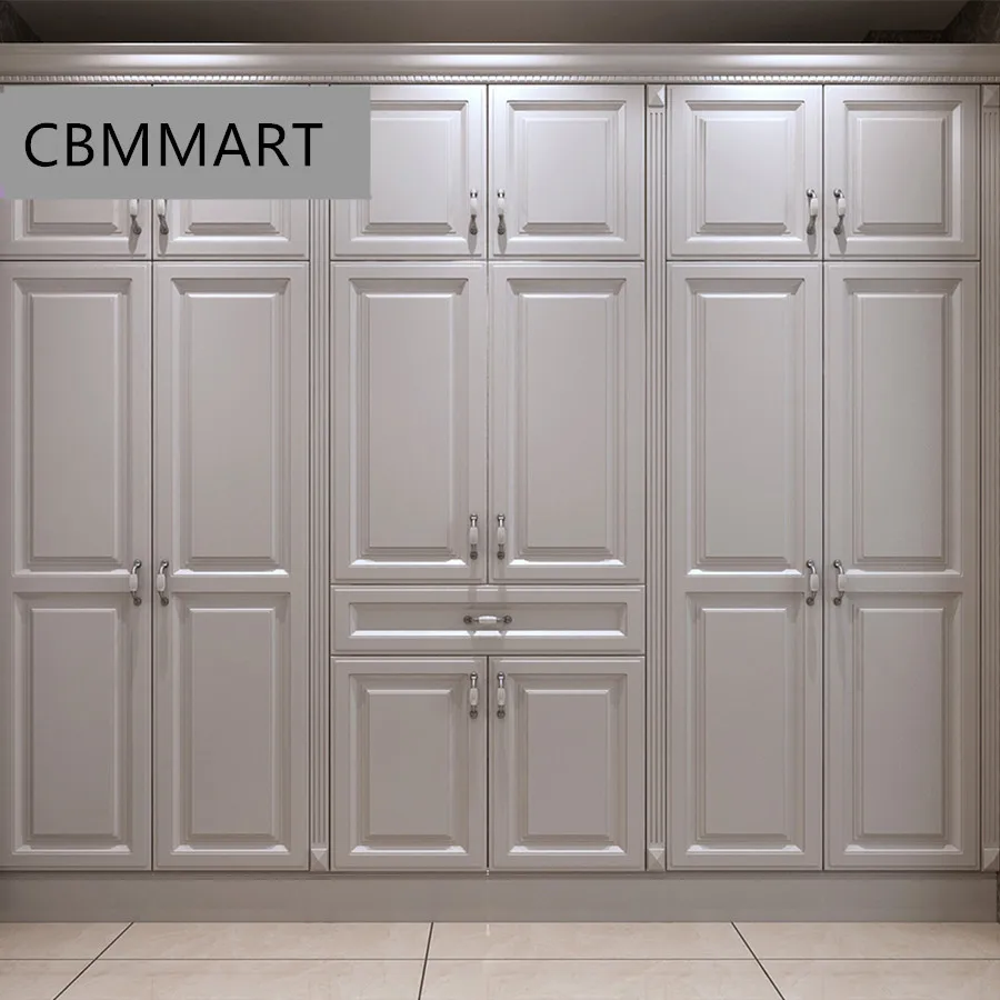L Shaped Walking in Closet with American Style Design