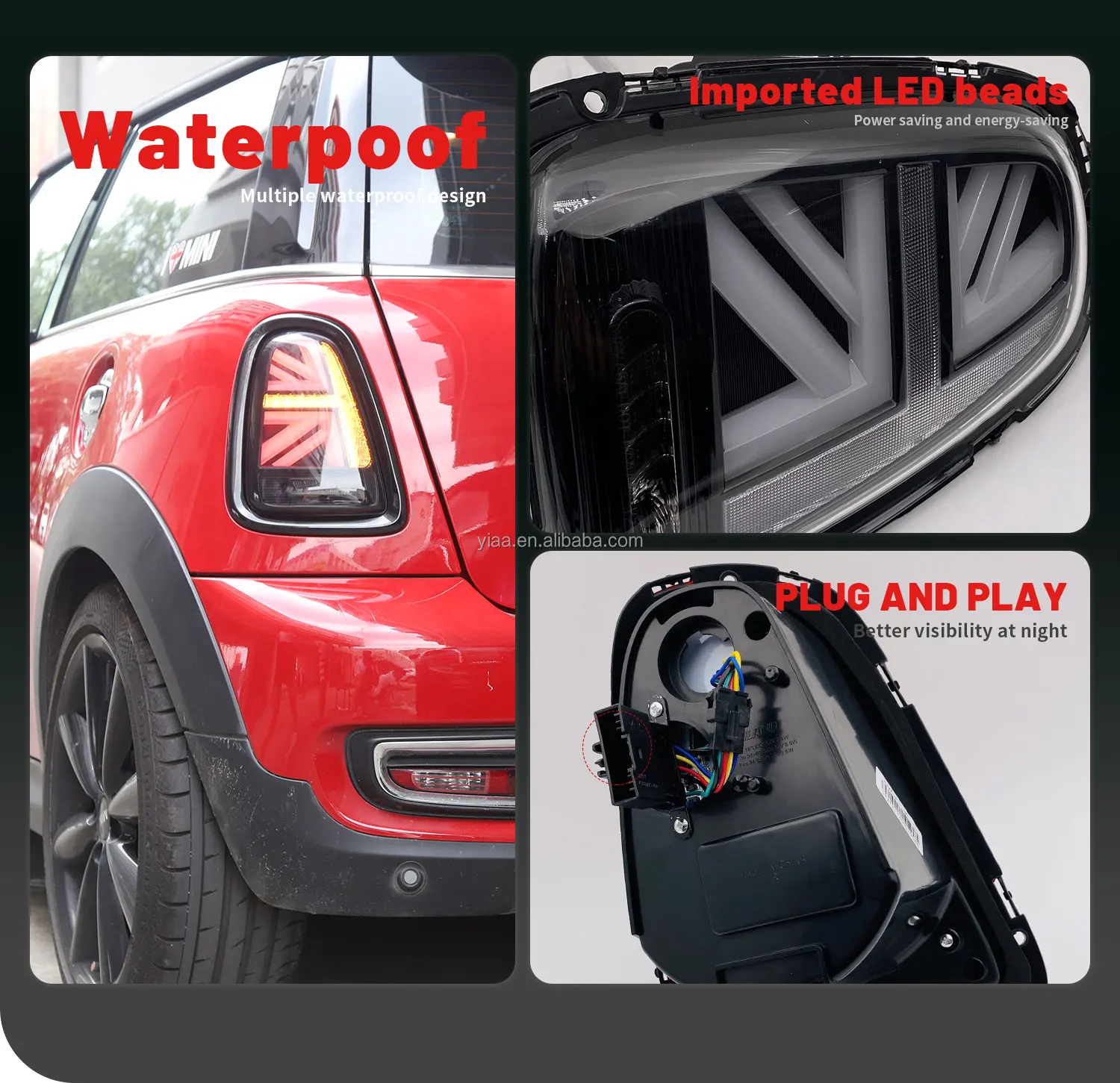 LED Tail Lights R56 R57 R58 R59 Assembly Rear Lamp Rear Lamp 2007-2013 2th Gen Mk II One Hardtop SD for BMW Mini Cooper S supplier