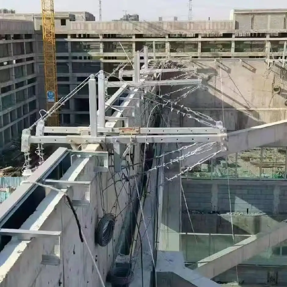 product china customized construction suspended working platform electric scaffolding zlp630 suspended platform-5
