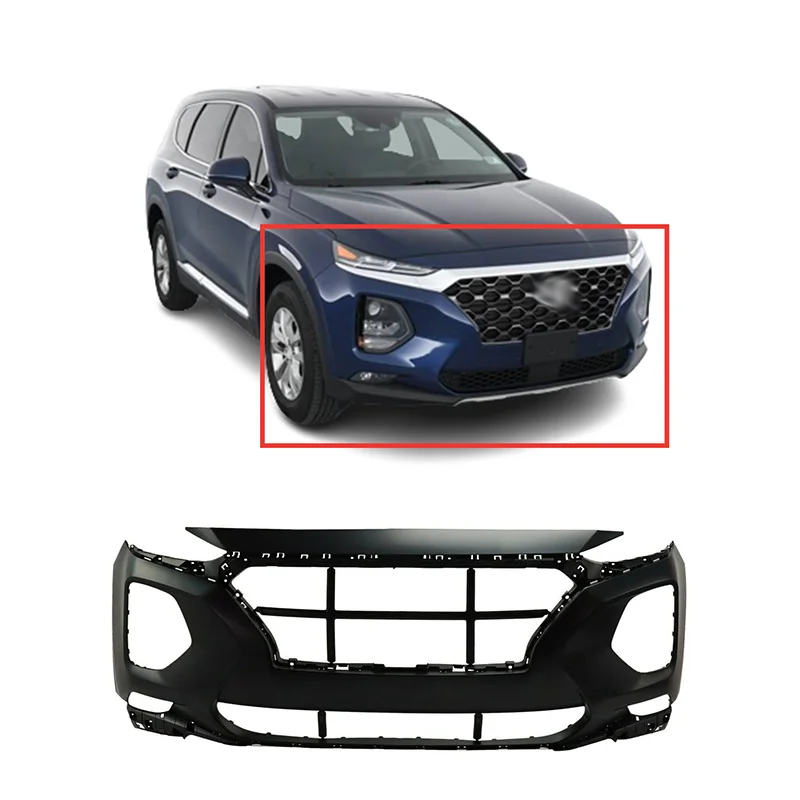 Front Upper Bumper Cover For 2019-2020 Hyundai Santa Fe front bumper kit