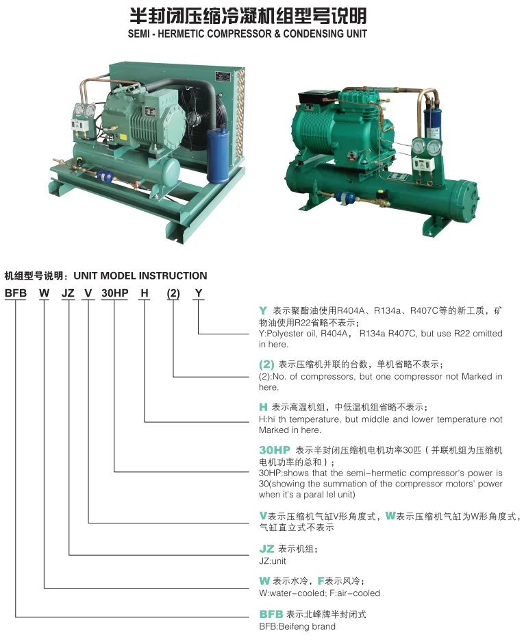 Condensing Unit, BEIFENG, R404a - detail 12