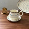Blue floral-350ml cup+dish
