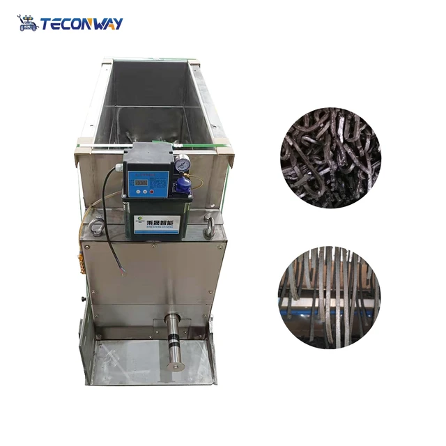 SS304 High Quality Knurling Cutting Roller Sludge Slitter for Cutting Sludge Strip for Heat Pump Dryer 6