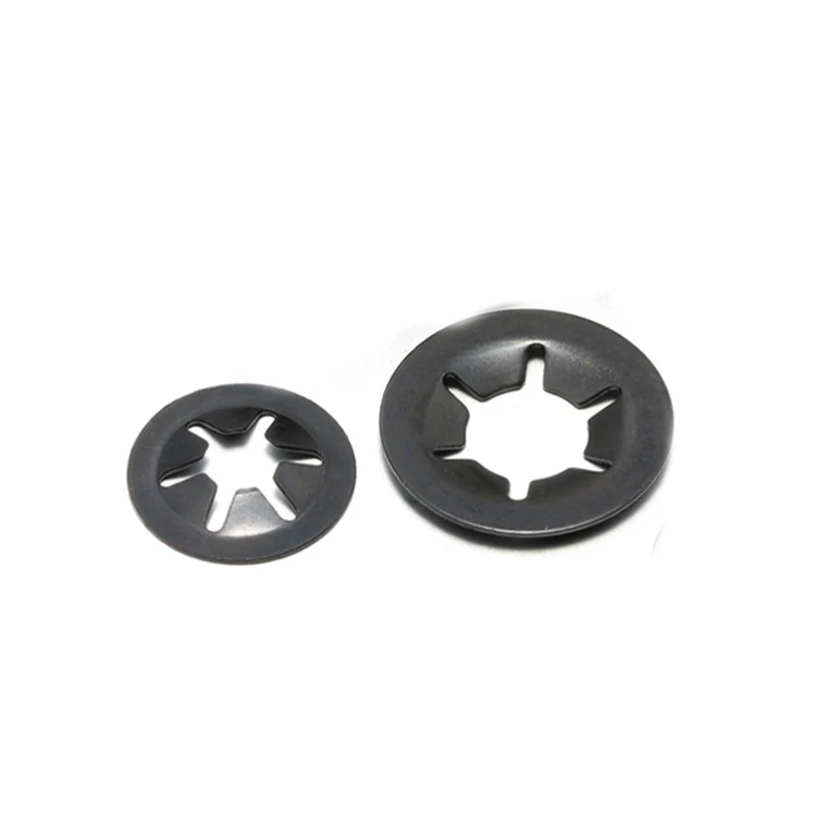 Spring Steel Push on to the Shaft Internal Tooth Spring Washer Quick Lock Fixing Washer Starlock Washer