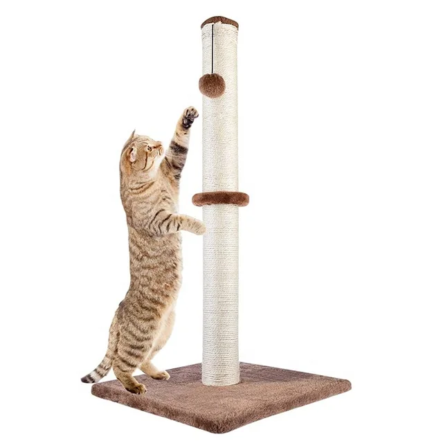 Tall cat. Когтеточка для кошек напольная. Котик на столбе.