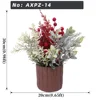 Red Cedar Frost Eucalyptus Red Berry Xmas Table Plant