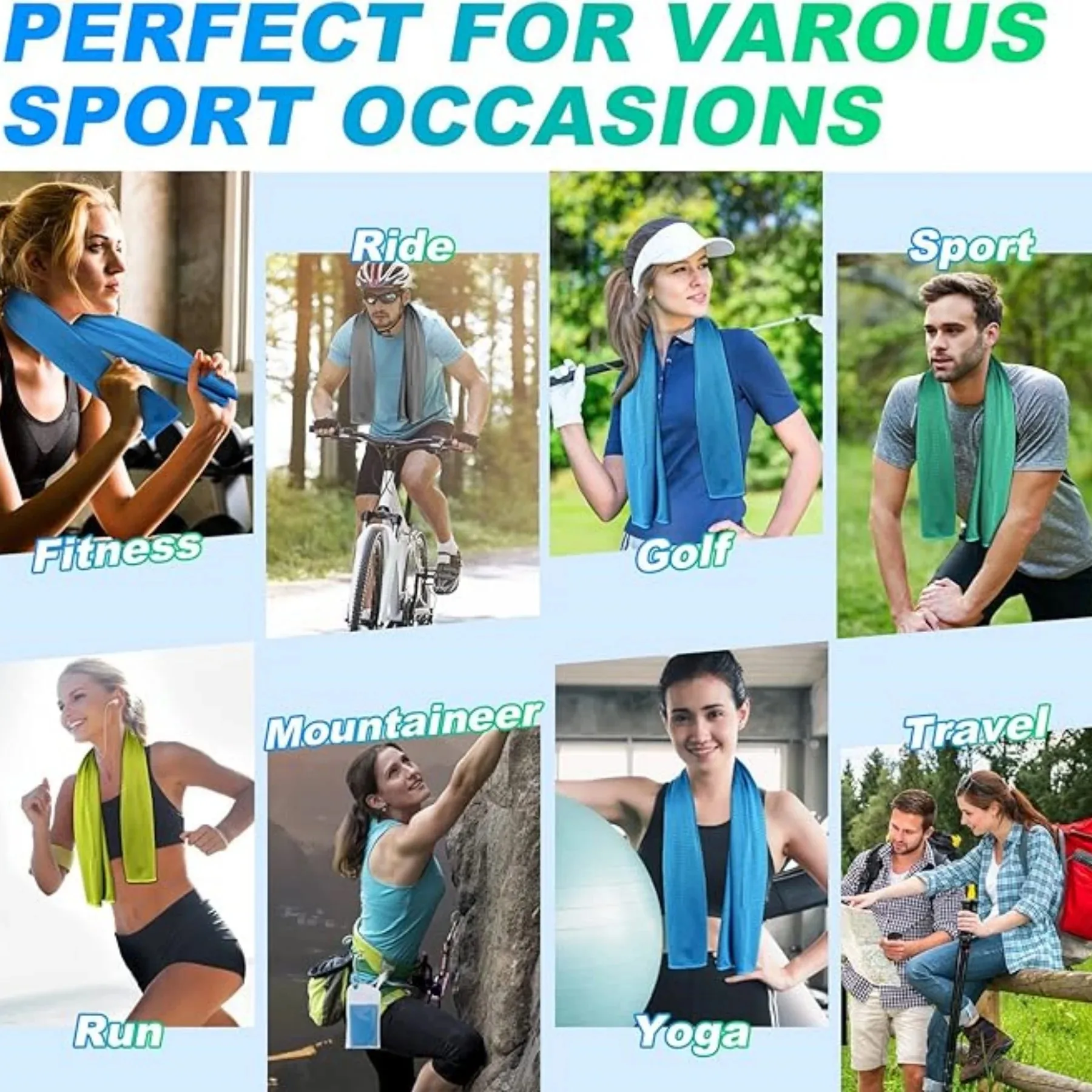 EN 2026 Summer Custom Logo Silicone 100% Microfiber Gym Towel Quick Dry Cold Towels with Case for Camping Fitness Sports Outdoor