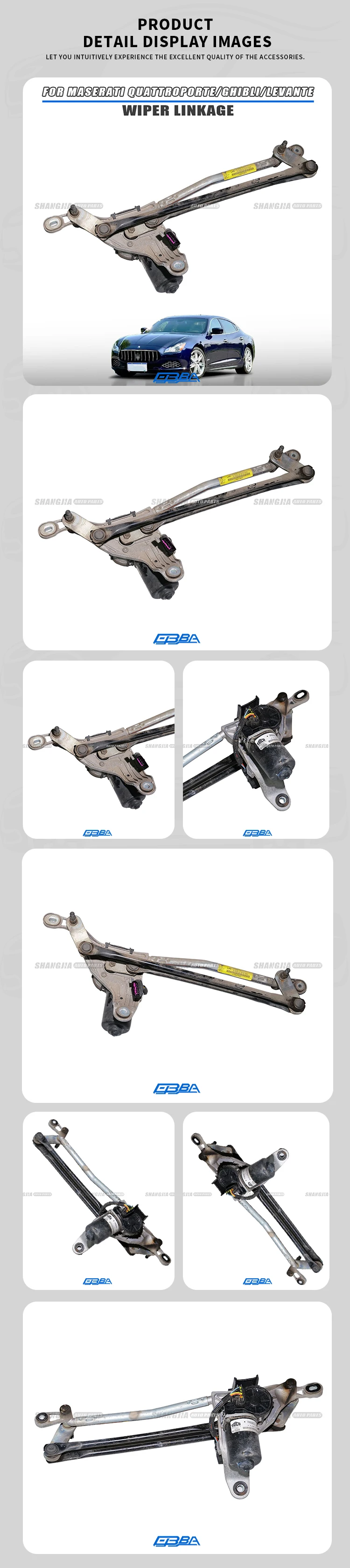 used parts wiper linkage lever for maserati quattroporte ghibli levante oe 670007561152512-3