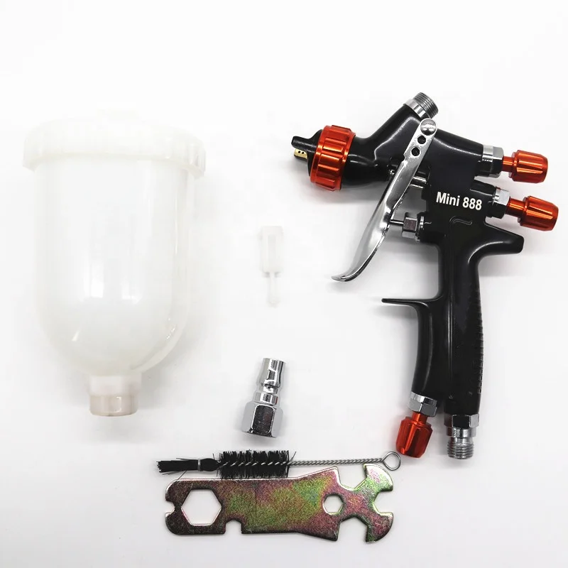 hvlp spray gun 1.0mm/1.2mm nozzle mini888