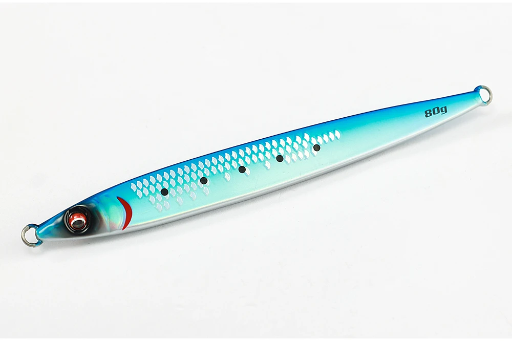 Jiggingpro 60g 80g 100g Saltwater Lead Jig Metal Lure For Fishing Slow