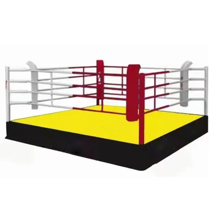 High Quality Steel Frame Boxing Ring Easy Installation Boxing Ring square Fully Equipped Boxing Ring Poles for Match