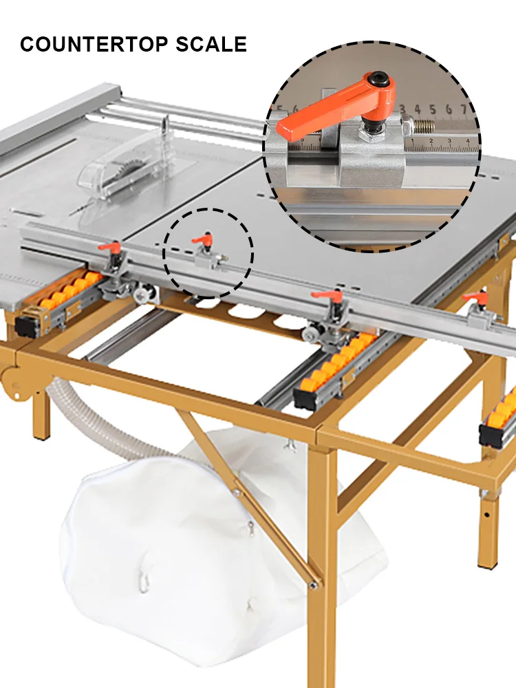 Wood Cutting Machine Woodworking High Quality Dust Free Sliding Table
