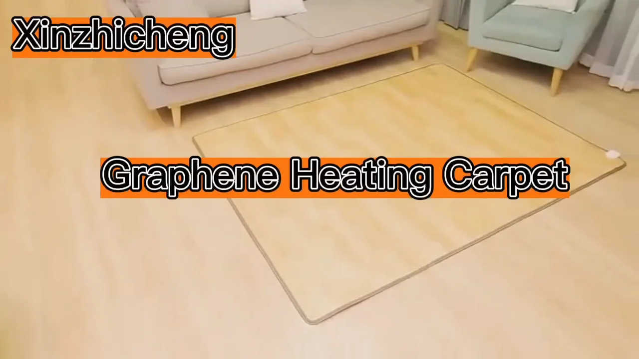 Factory Ce Approved 220v Portable Graphene Heat Mat Radiant Heating Pad