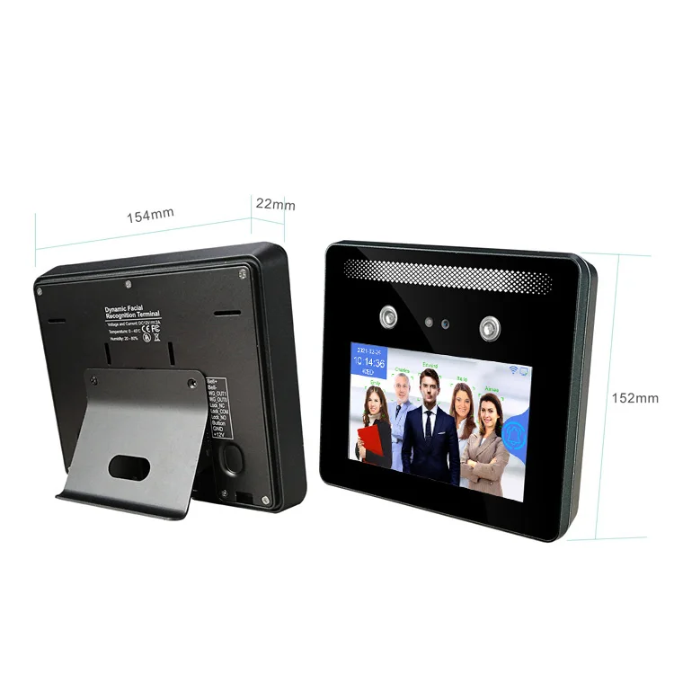 TIMMY AI05 WDR Multi Person Face Recognition Register Time Attendance System