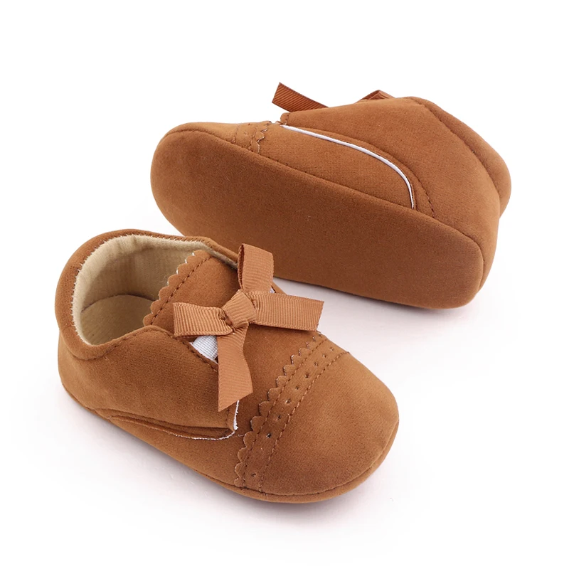 2022 Fashion Solid Color New Girls Baby Moccasins details