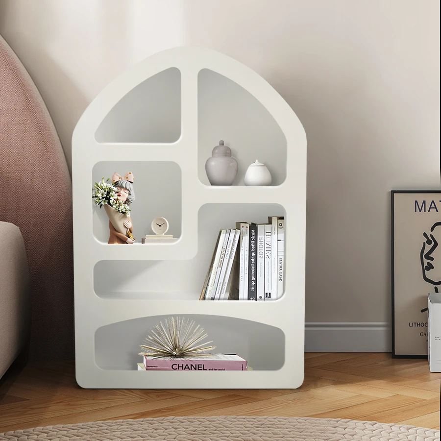 Innova Arch Nordic White Console Hallway Simple Wood Cabinet Decorative Storage Display Cabinet for Living Room