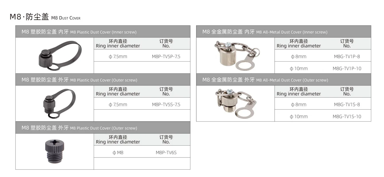 Industrial Grade M8 Female Back Mount Socket Right Angle IP67 with Solder Screw M12*1 for PCB 2P 3P 4P 4P Contacts Brass Copper
