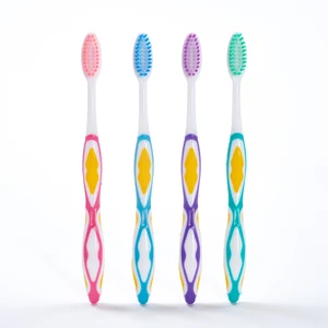Customized Disposable Plastic Toothbrush Bucket with Soft Nylon Bristles Biodegradable for Home & Hotel Facilities for Travel