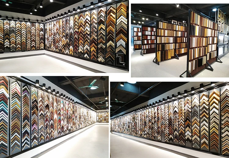 Wholesale Triangle Colors PS Photo Frame Moulding Picture Frame Moulding Manufacturer Free Customized Plastic Frame 1000 Meters