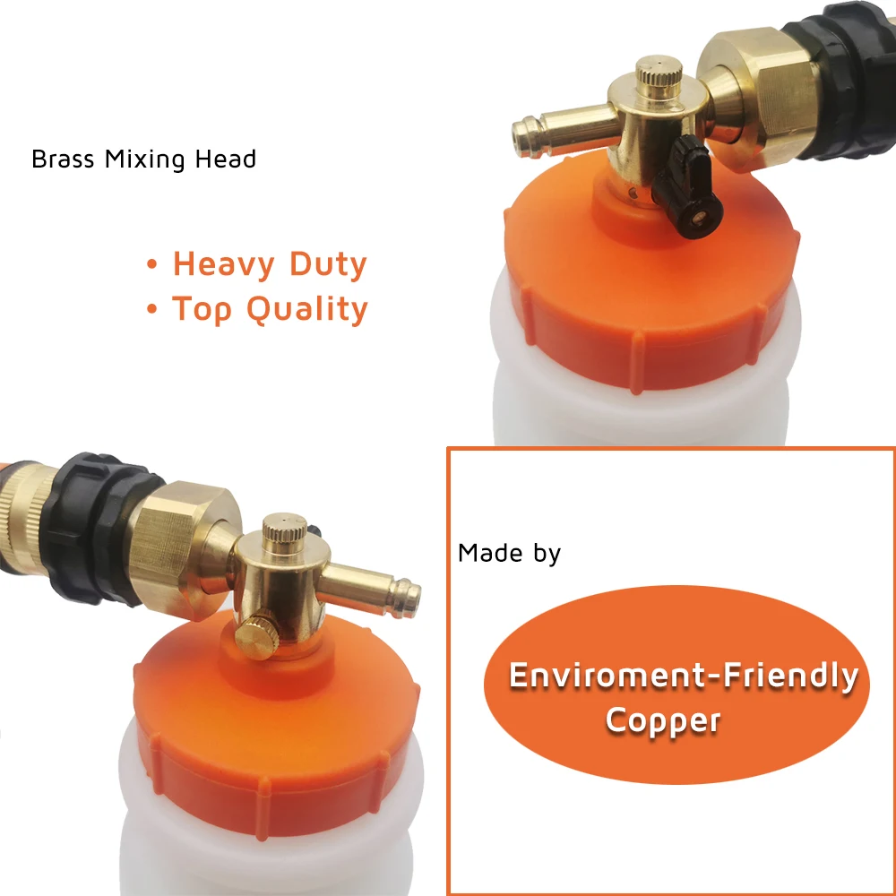 Heavy Duty Brass Mixing Head Sprayer Garden Pesticide Lawn Nutrient