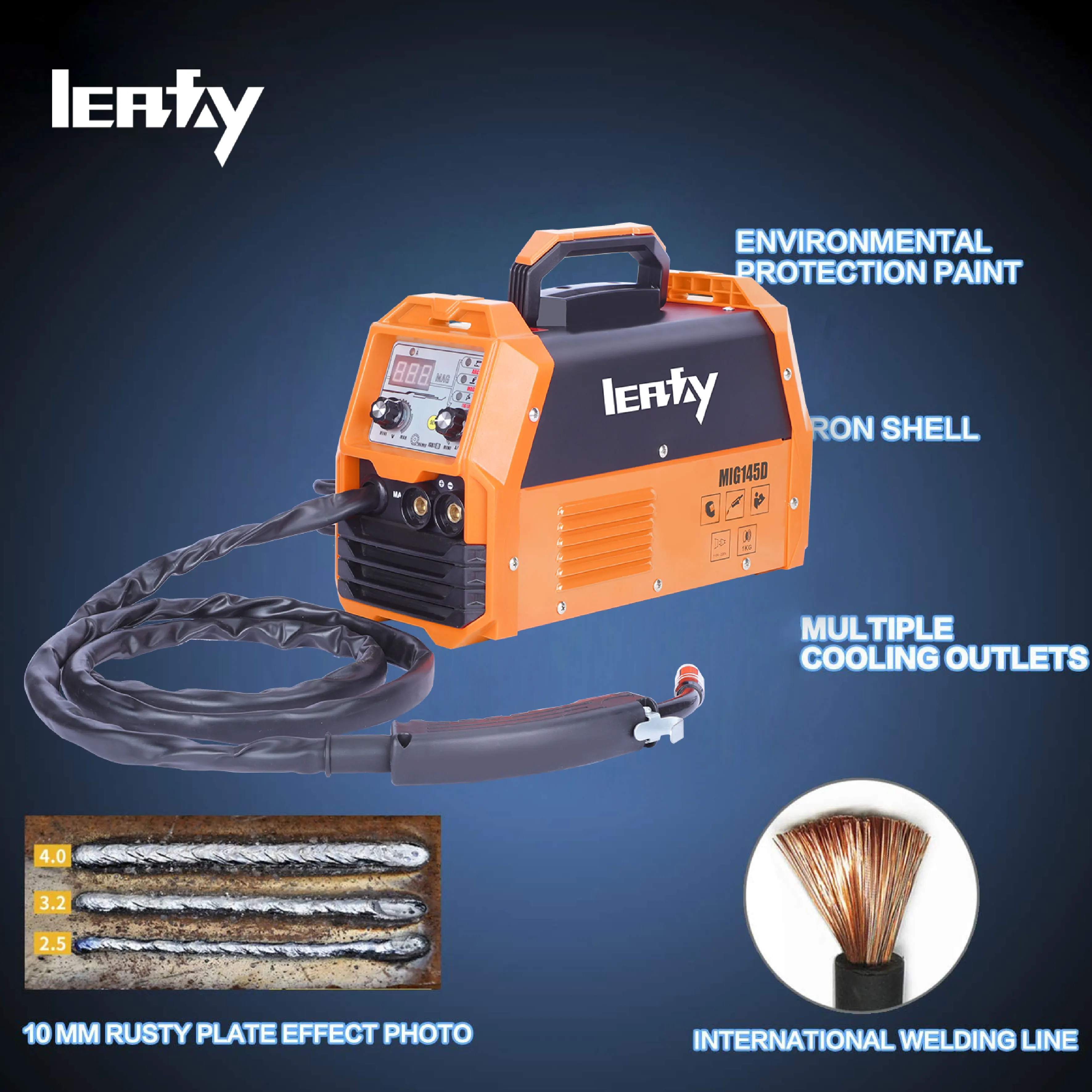 Dual Voltage 110 220v Portable Inverter Welder Multifunction Mig 120a