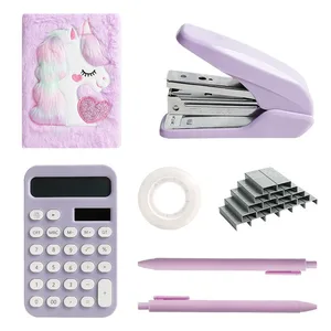 Wholesale Customized A5 Cartoon Notebook Set with Electronic Calculator and Pen New Stationery Collection