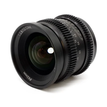 SLR Magic 12mm F2.8 APS-C Wide Angle Cine Cinema Prime Lens MF / Manual Focus for  E-mount,  X-mount