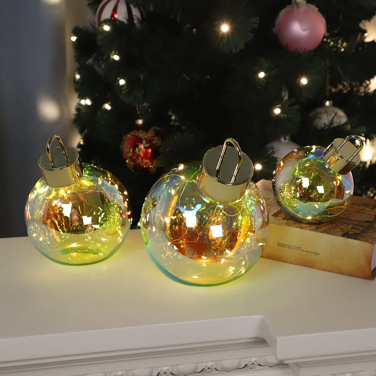 christmas decoration led decoration supplies ornaments shiny giant christmas ball wholesale giant christmas ball