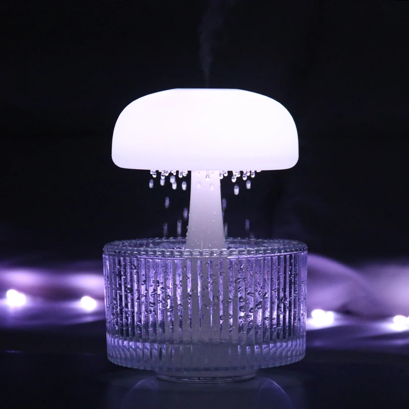 Meditation Aid Yoga Sleeping White Noise Wood Humidifier Usb Humidistat Electric Colorful Led Night Light Humidificador De Aire