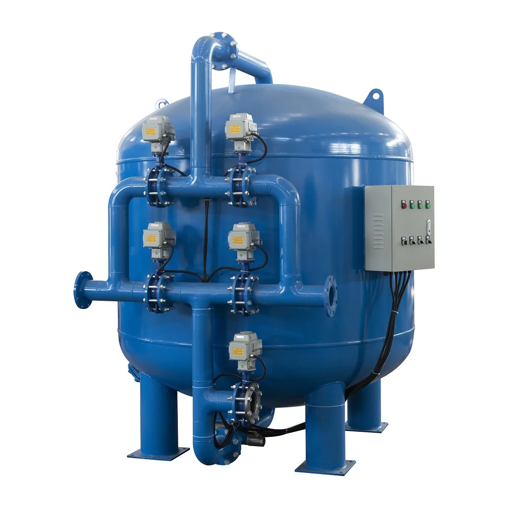 Automatic Backwashing Sand Bed Filter Activated Carbon Filter