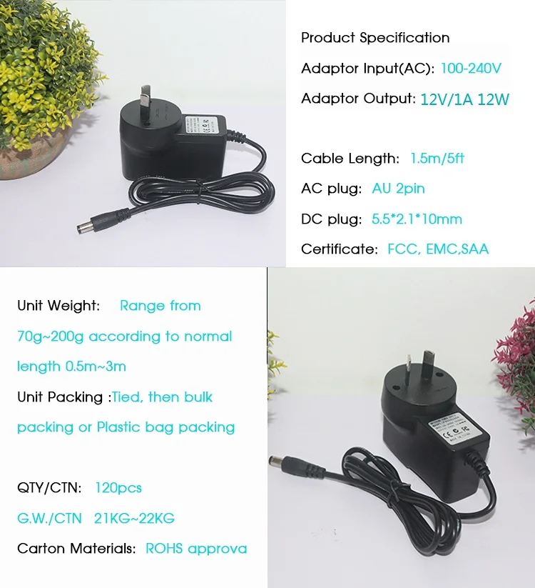 5V 1A Ac to Dc Wall Power Adapter 7