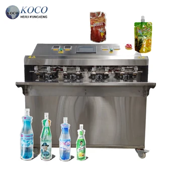 KOCO  KY-8  Good quality fully automatic fruit juice premade spouted  standup pouch packing filling machine