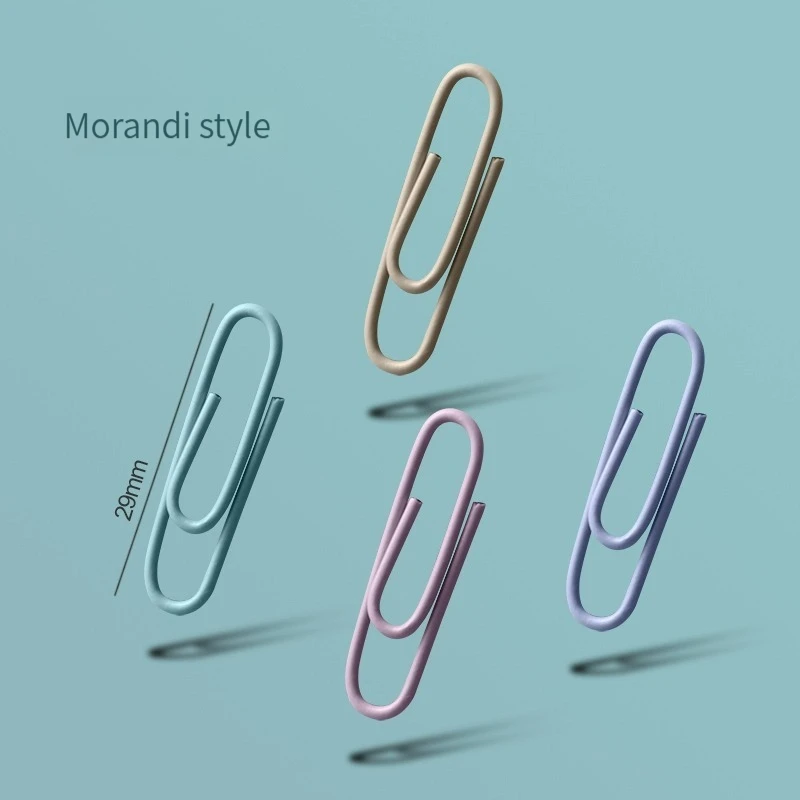 Deli 0038A Paper Clip Paper Clip Large Walking Clip Metal Document Bookmark Office Supplies High Quality