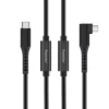 Cable USB C en ángulo recto [10G 212+405CC]