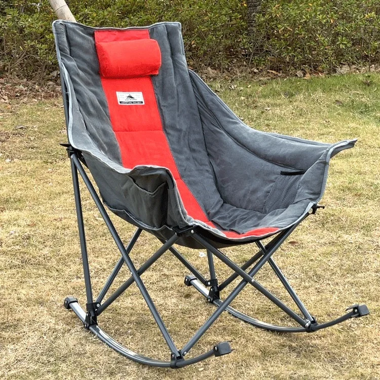 Luxury Comfortable Portable Foldable Outdoor Camping Rocking Chair