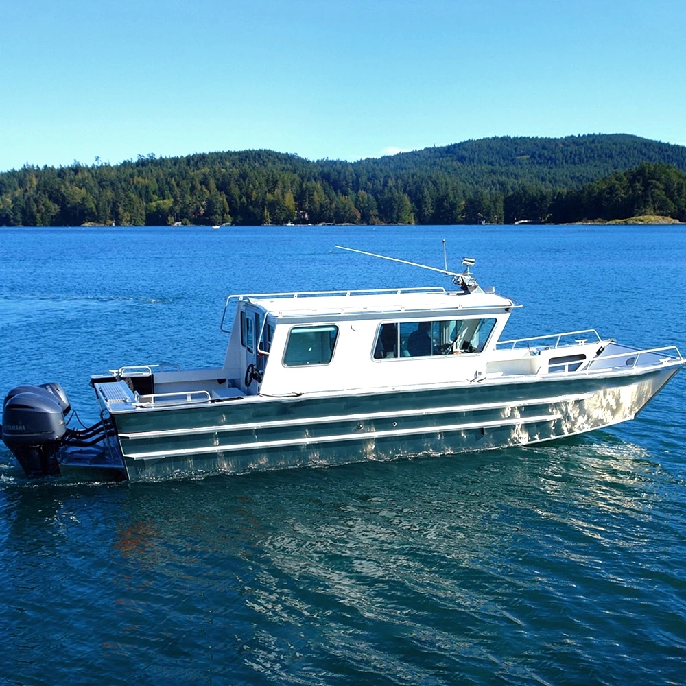 Kinocean 32 Foot Full Welded High Speed Aluminum Fishing Boat Cabin ...