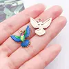 Blue Hummingbird 19x21mm