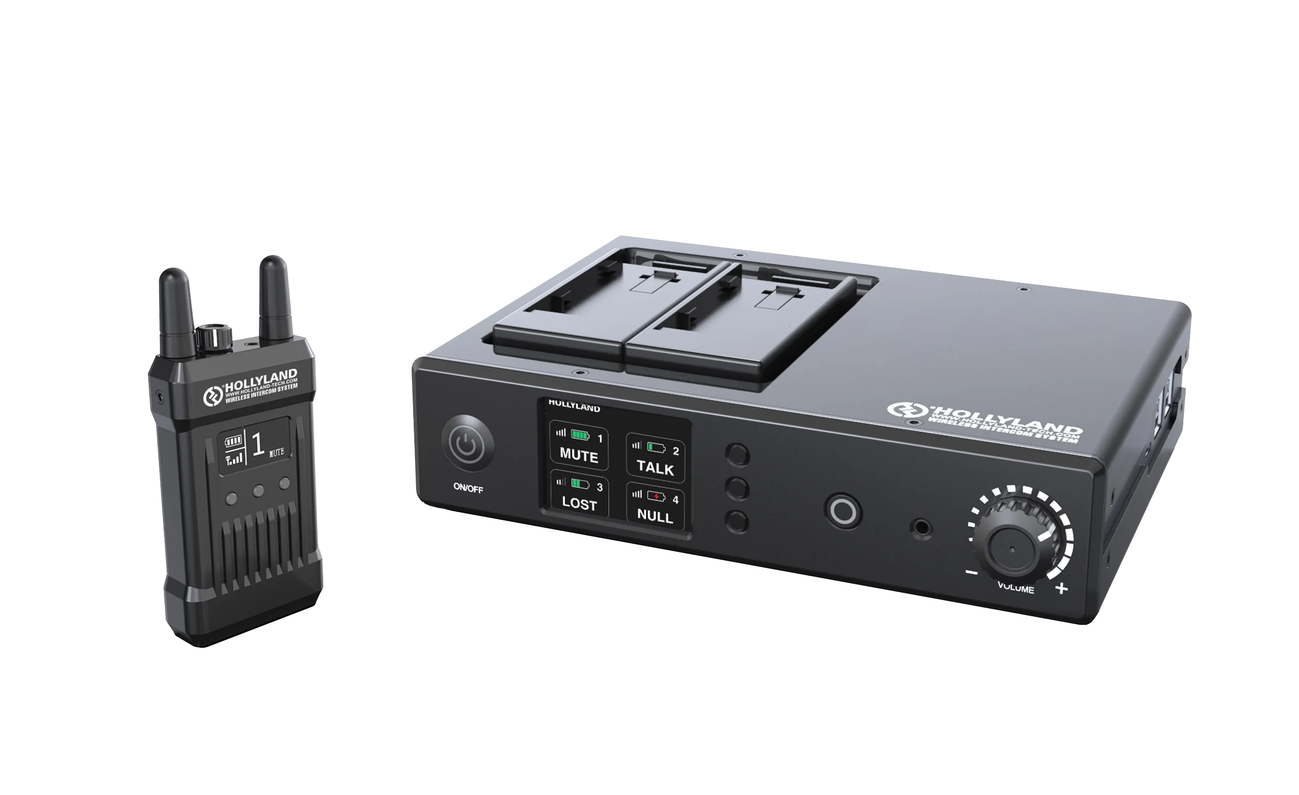 Hollyland MARS T1000、1000フィート全二重インターホンシステム、4  