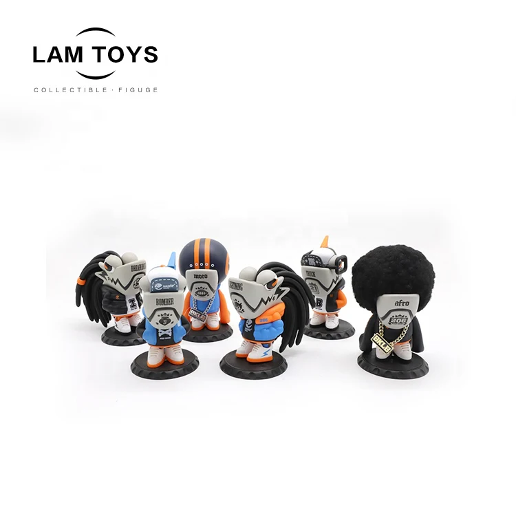 Lamtoys Professional Manufacturer 6PCS Chameleon Blind Box Toys Vinyl Pvc Cartoon Action Figure